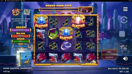 More Unusual Suspects slot screenshot 2