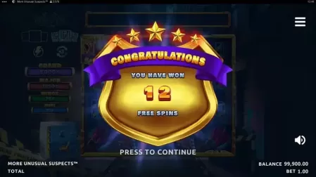 More Unusual Suspects slot screenshot 4