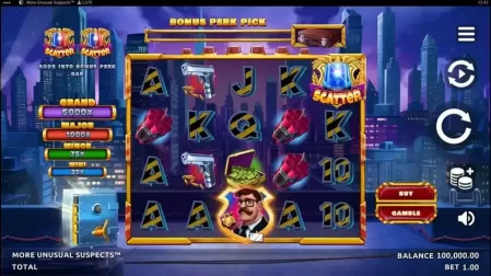 More Unusual Suspects slot screenshot 1