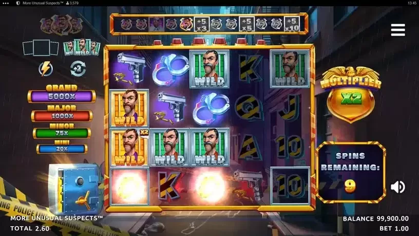 More Unusual Suspects slot screenshot 6