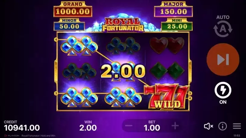 Royal Fortunator: Hold and Win slot screenshot 