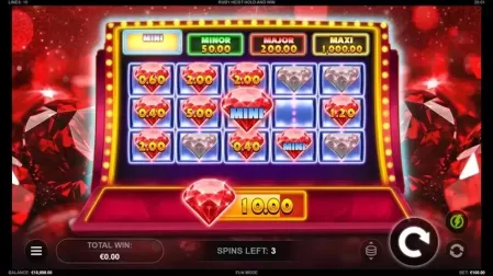 Ruby Heist Hold and Win slot screenshot 4