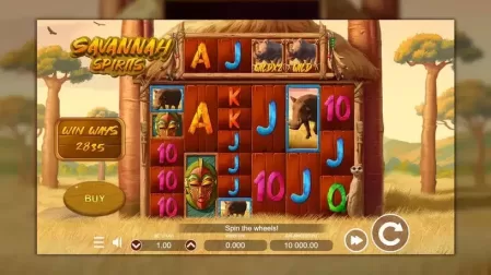 Savannah Spirits slot screenshot 1
