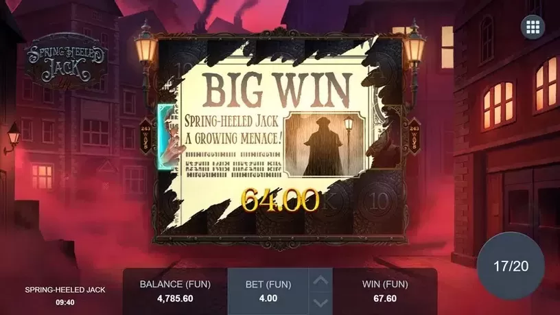 Spring Heeled Jack slot screenshot 12