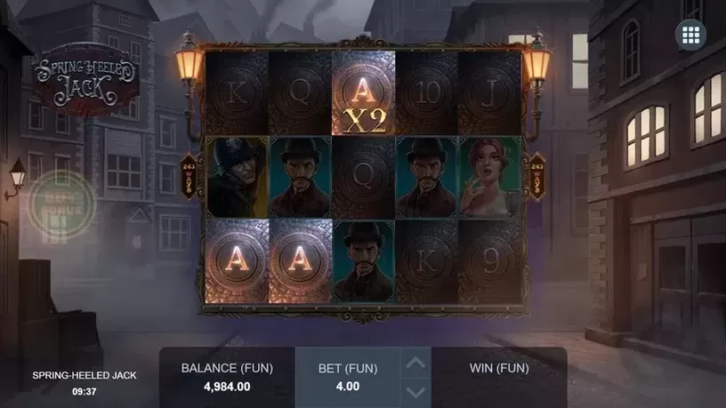 Spring Heeled Jack slot screenshot 2