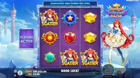 Starlight Princess Pachi slot screenshot 2