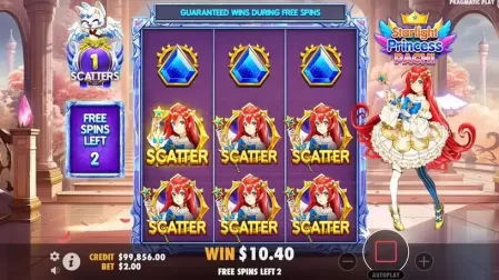 Starlight Princess Pachi slot screenshot 5