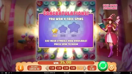 Sweet Alchemy 2 slot screenshot 4
