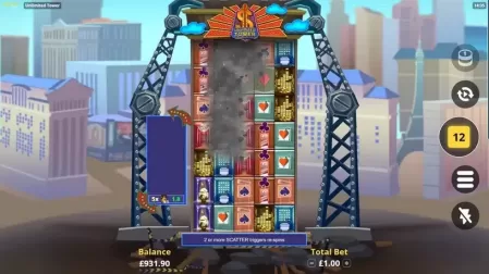 Unlimited Tower slot screenshot 3