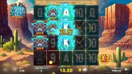 Wild Spirit Deluxe slot screenshot 4