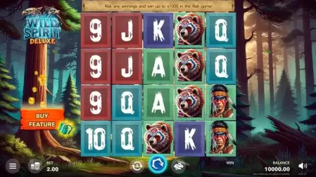 Wild Spirit Deluxe slot screenshot 1