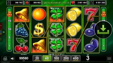 20 Burning Hot slot screenshot 3