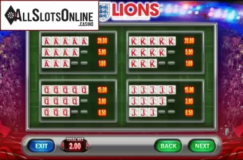 Screen3. 3 Lions from Blueprint