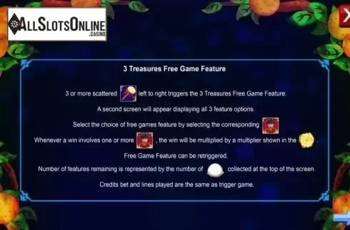 Features. 3 Treasures from August Gaming