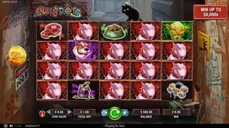Angry Dogs slot screenshot 1