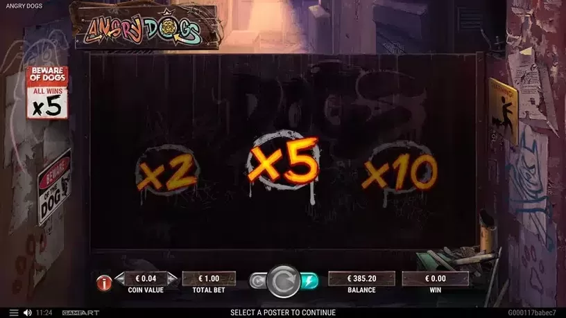 Angry Dogs slot screenshot 6