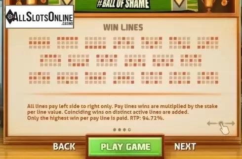 Screen4. Ball Of Shame from Cayetano Gaming