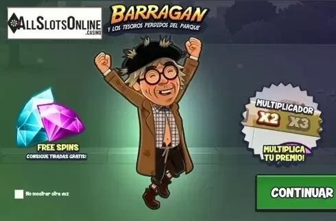 Intro screen. Barragan from MGA