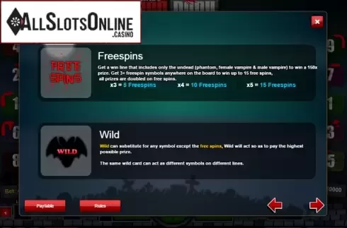 Screen2. Blood Bank from 1X2gaming