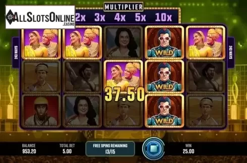 Win Screen 3. Bollywood Nights from Indi Slots