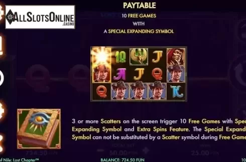 Paytable 3