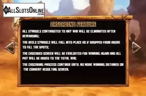 Cascading Feature screen