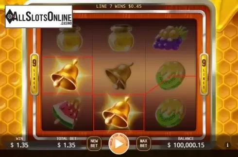 Win screen 2. Bumble Bee from KA Gaming