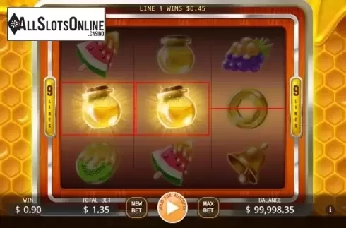 Win screen 3. Bumble Bee from KA Gaming