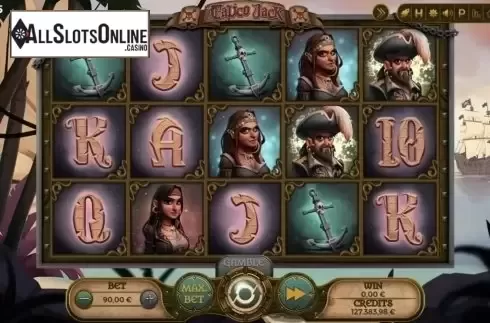 Reels screen. Calico Jack from Spinmatic