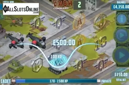 Win screen 1. Cash Commander from Games Warehouse