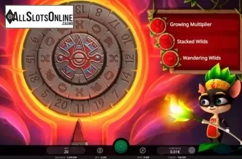 Bonus wheel. Chilli Chilli Bang Bang from iSoftBet