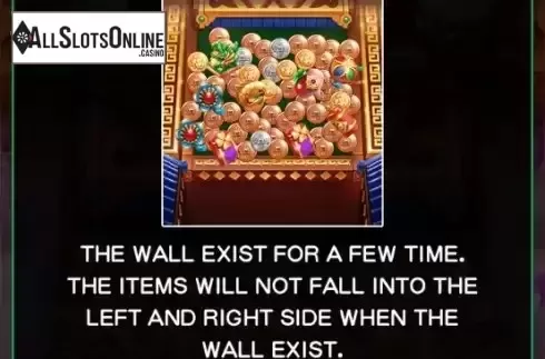 Side wall feature screen