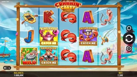 Crabbin' Crazy slot screenshot 1