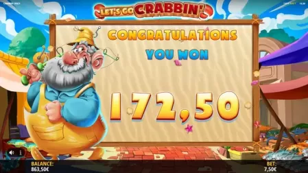 Crabbin' Crazy slot screenshot 4
