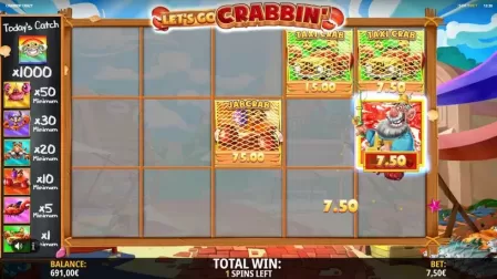 Crabbin' Crazy slot screenshot 3