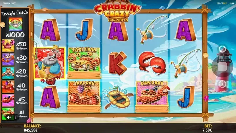 Crabbin' Crazy slot screenshot 6
