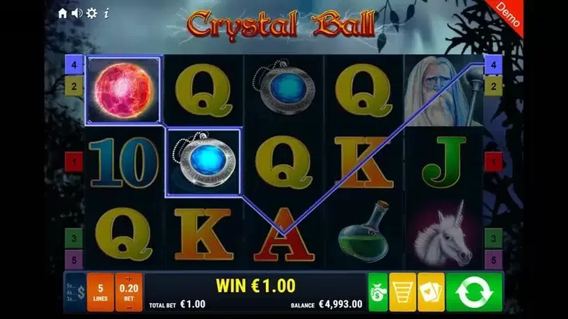Crystal Ball slot screenshot 3