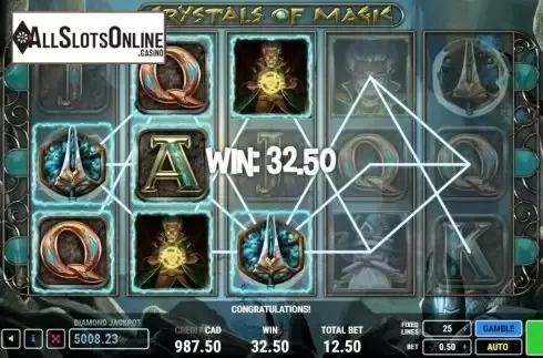 Win Screen. Crystals of Magic from Fazi