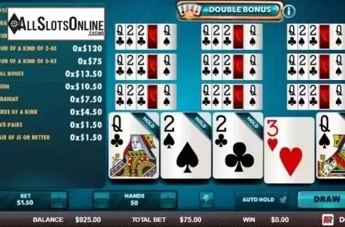 Game Screen 1. Double Bonus (Red Rake) from Red Rake