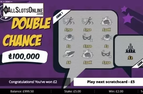 Win Screen 3. Double Chances L from Gluck Games