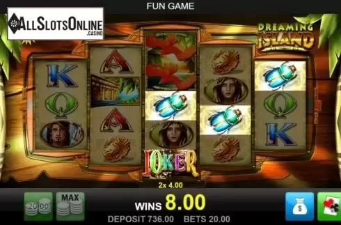 Win Screen 3. Dreaming Island from Merkur