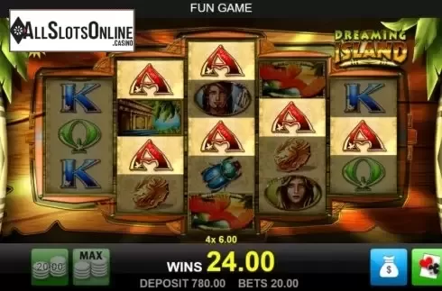 Win Screen 2. Dreaming Island from Merkur