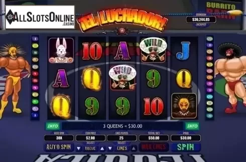 Win Screen. El Luchador from RTG