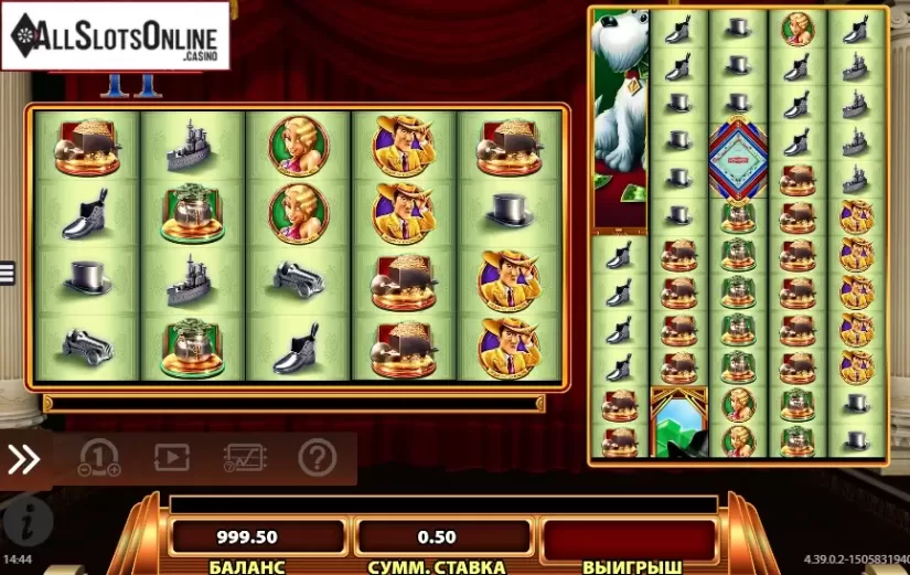 Reels screen. Epic MONOPOLY II from WMS