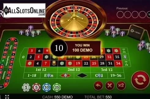 Win screen. European Roulette(Evolution Gaming) from Evoplay Entertainment
