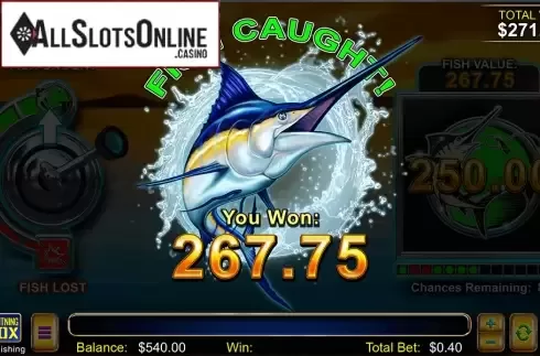 Win Screen 2. Extreme Fishing from Lightning Box
