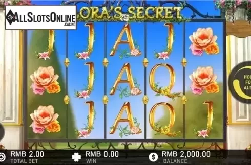Screen 1. Flora's Secret from GamePlay