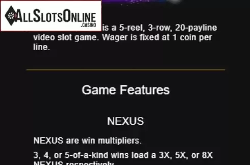 Paytable 1. Galaxy Stars from Radi8