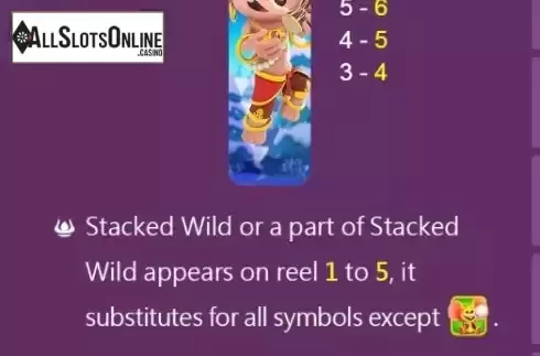 Wild feature screen