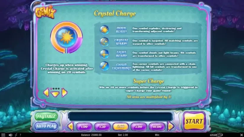 Gemix slot screenshot 2
